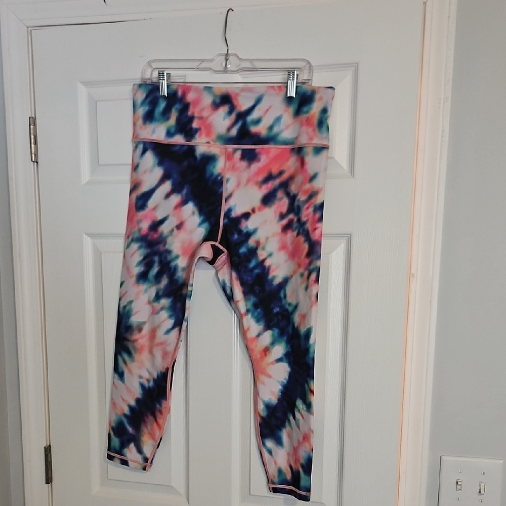 Athleta Tie-Dye Leggings Womens XL